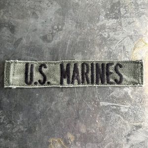 U.S. MARINES embroidered tape patch - Vintage